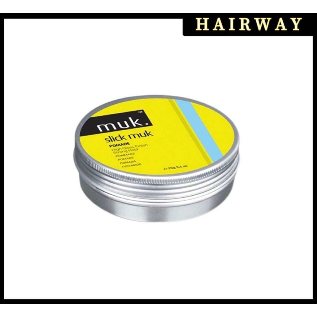 Muk Slick Muk Pomade 50 G – Starke Fixierung, Hochglanz-Finish, Wasserlöslich Mit Kokos-Vanille-Duft