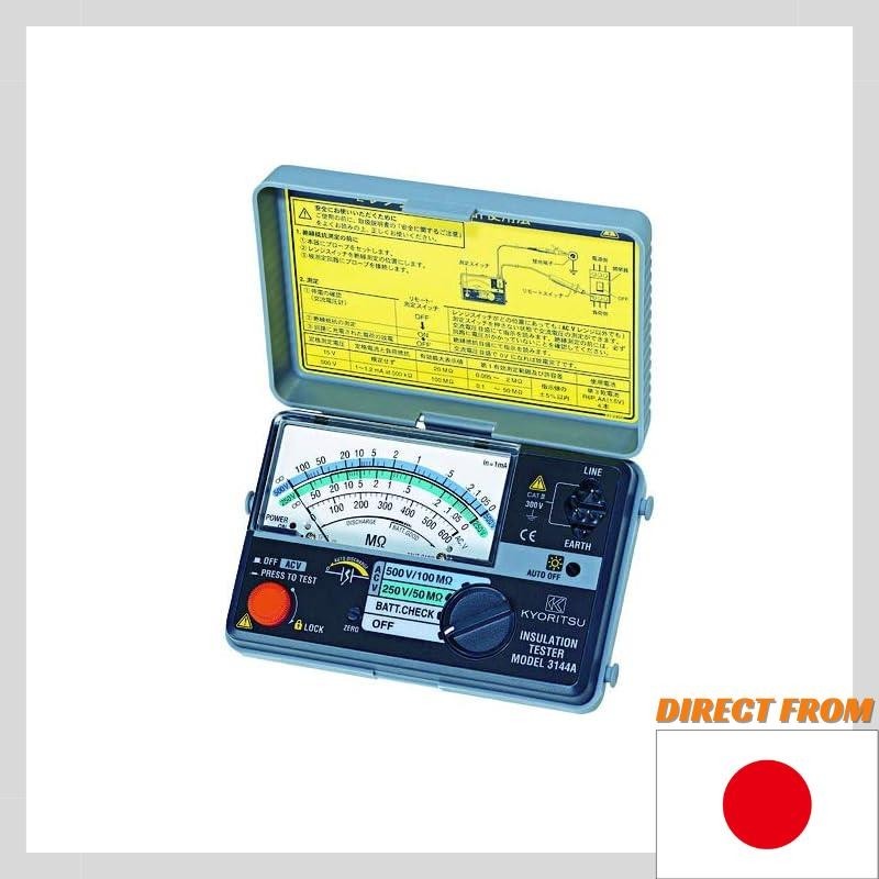 KYORITSU MODEL 3148A QMEG 2-range miniature insulation resistance ...
