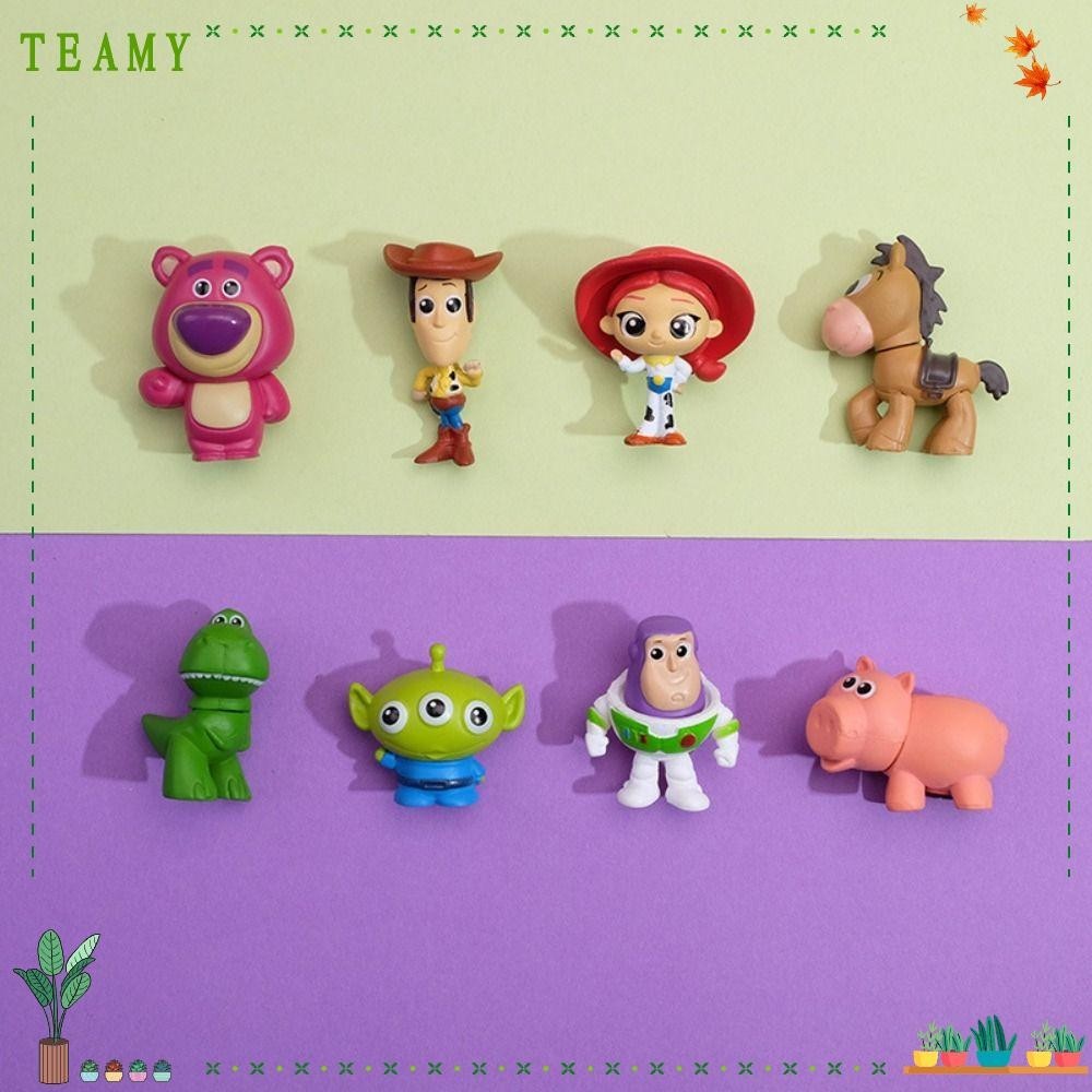 TEAMY Disneey Miniatures, Cartoon Multicolor Toy Stories Doll, Resin ...