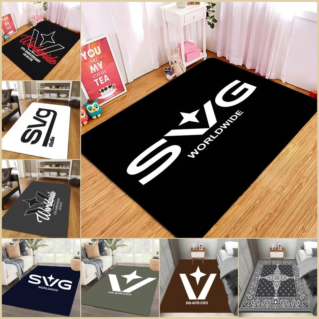 XL/L/M 100*150cm 3D Crystal Velvet Carpet Rug Floor Mat 20 Styles Game ...