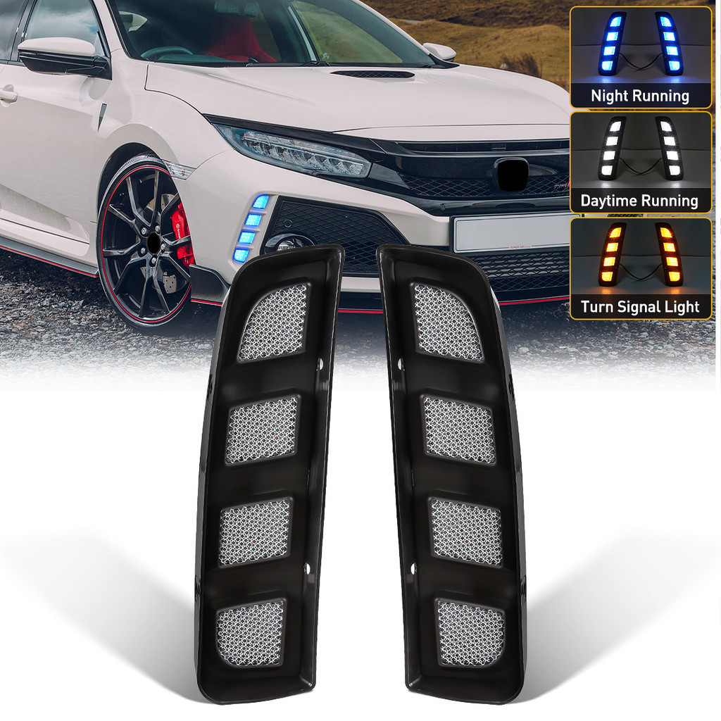 Vgetting For Honda Civic FC 2016-2021 FK7 FK8 Type-R Daylight DRL Front ...
