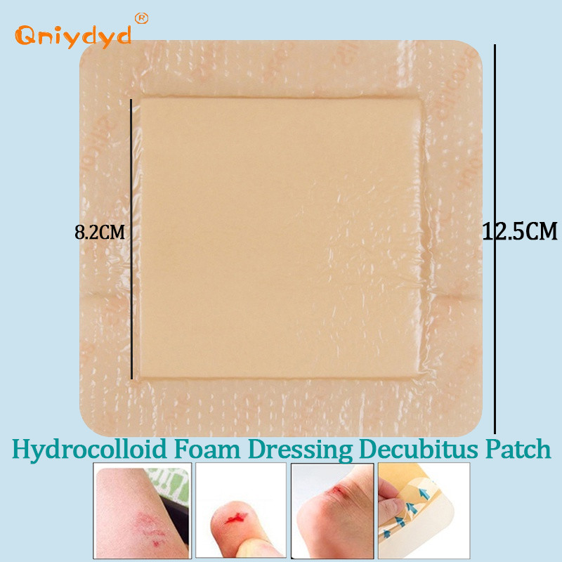 1 PC, Hydrocolloid Foam Dressing Decubitus Patch, Transparent Film Wound Dressing, Special Anti