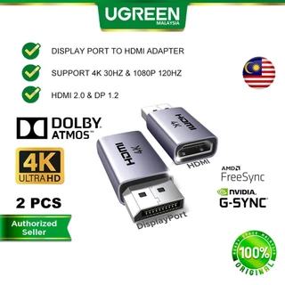 thumbnail image 2 of UGREEN 4K@60Hz DisplayPort To HDMI Cable 2 M(6.6FT),Unidirectional DP 2 of 13