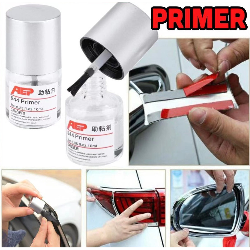 Genuine Primer Double Side Tape Promoter Primer Applicator 10ml Strong ...