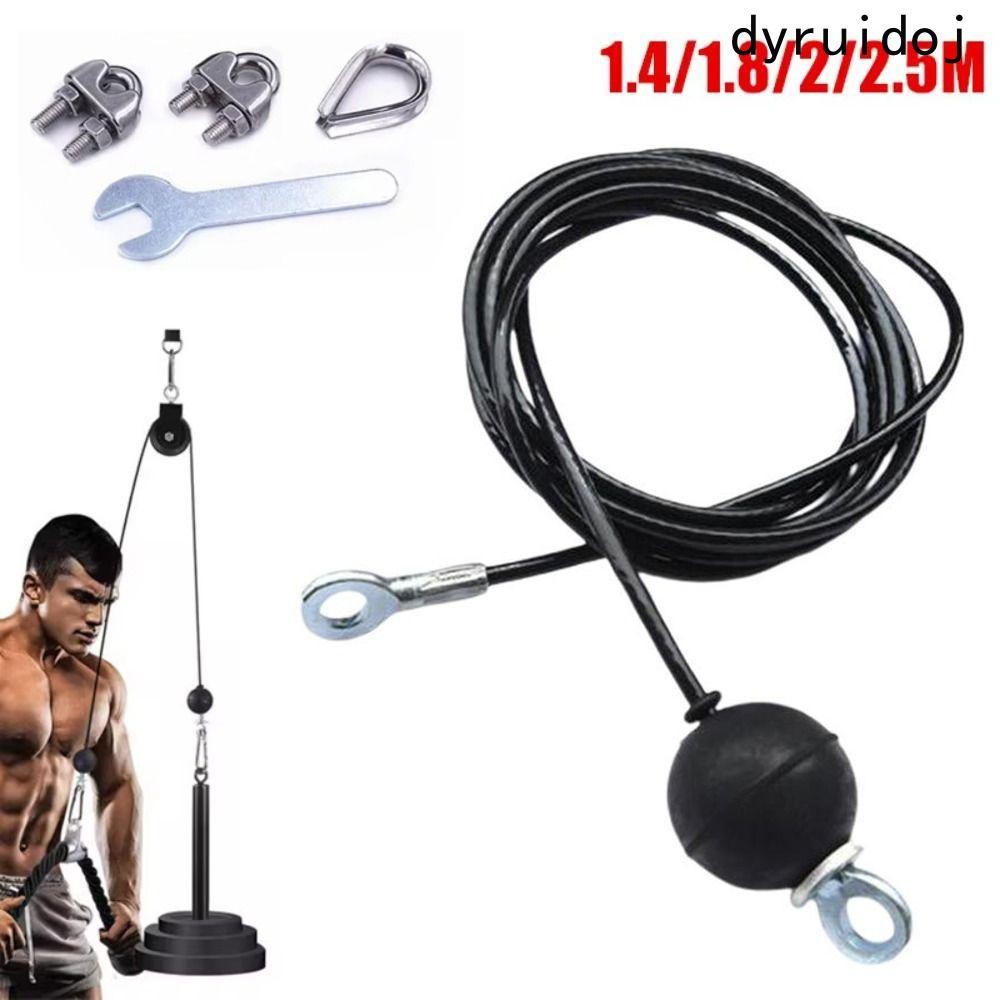 DYRUIDOJ Fitness|Replacement Cable, Adjustable 1.4/1.8/2/2.5M Gym Steel ...