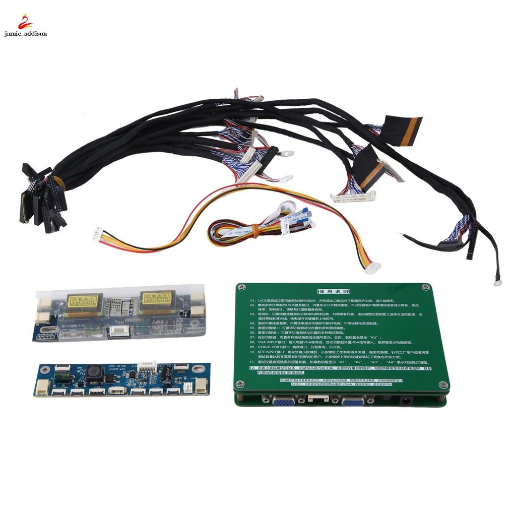thumbnail image 2 of 2024 T-V16 LCD/LED Panel Tester - Repair Tool For 7-84 Inch Screens, 55 Built-in Programs, Includes 12 LVDS Cables And Inverters 2 of 11
