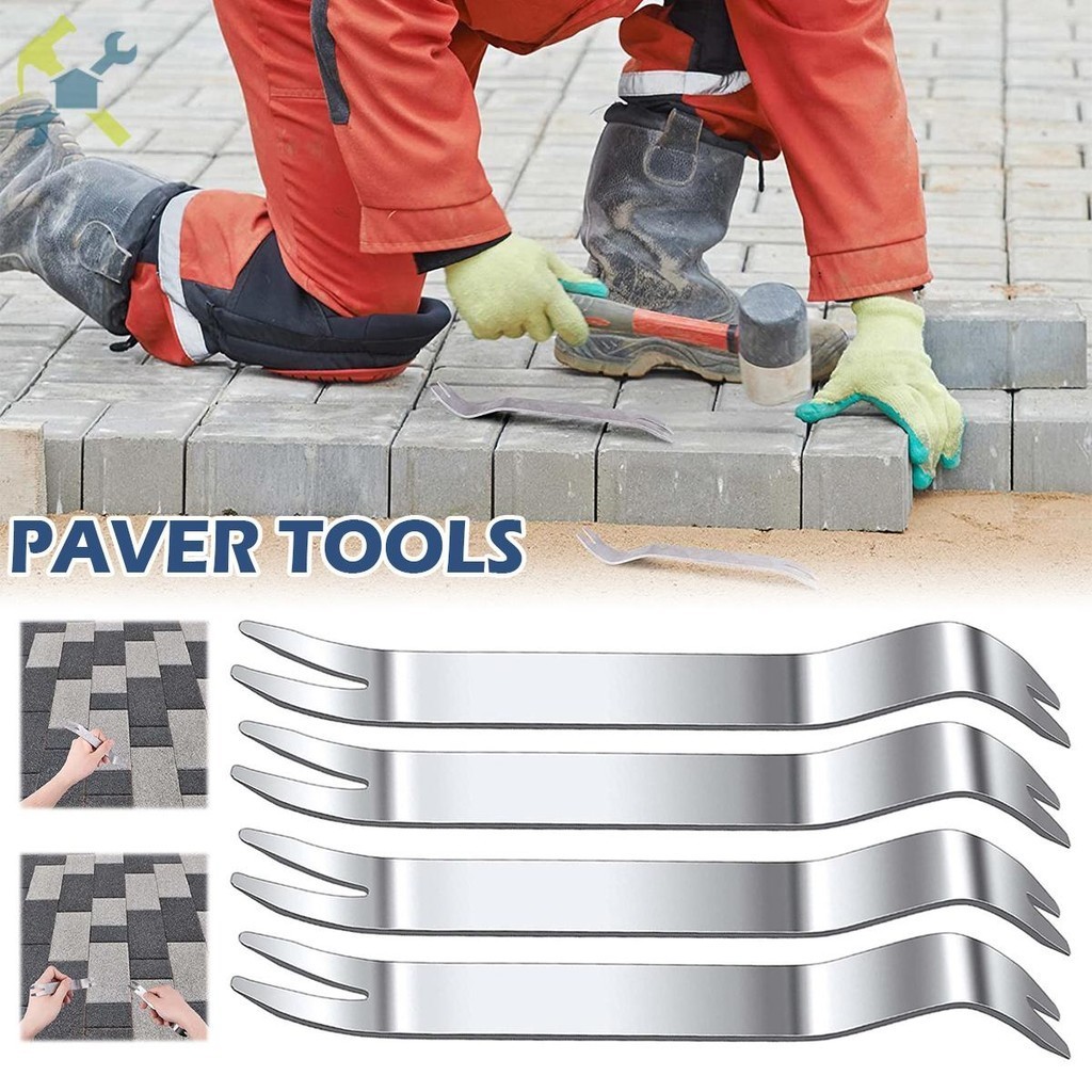 4Pcs Paver Puller Tool Stainless Steel Paver Extraction Removal Tool ...