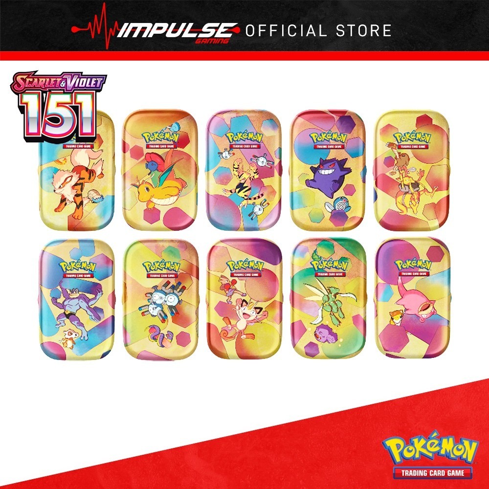 pokemon trading card games sv 3.5 mini tins 10ct Pokemon SV3.5 151 Mini Tin