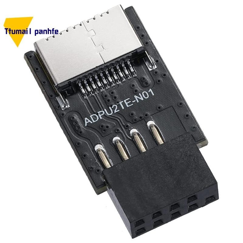 USB 2.0 Front Panel Header USB 9Pin to USB 2.0 Type-E Internal Adapter ...