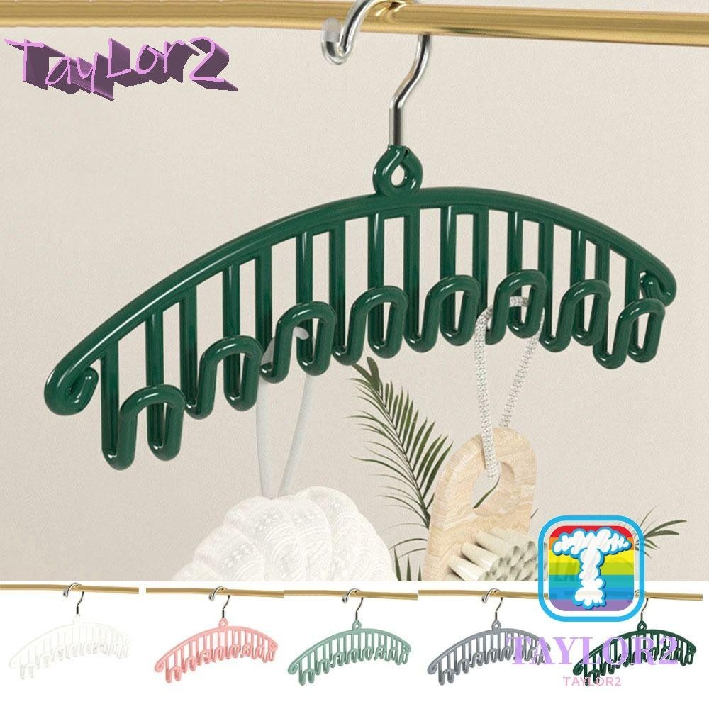 ATAYLOR Underwear Storage Rack, with 8 Curved Hook Space-Saving Wave ...