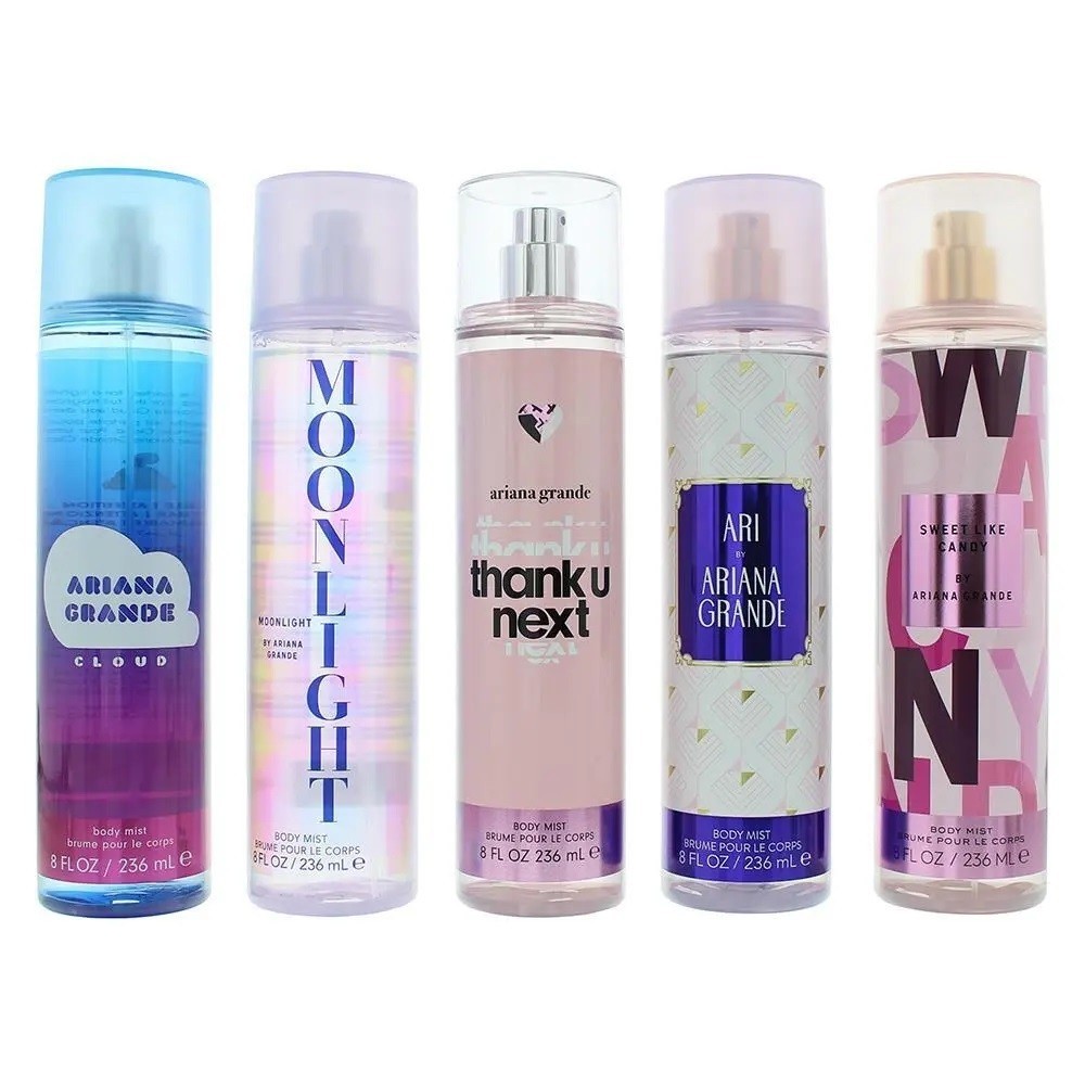 💯Ariana_Grande_Thank U Next , Sweet Cloud , Moonlight Fragrance Mist VS ...