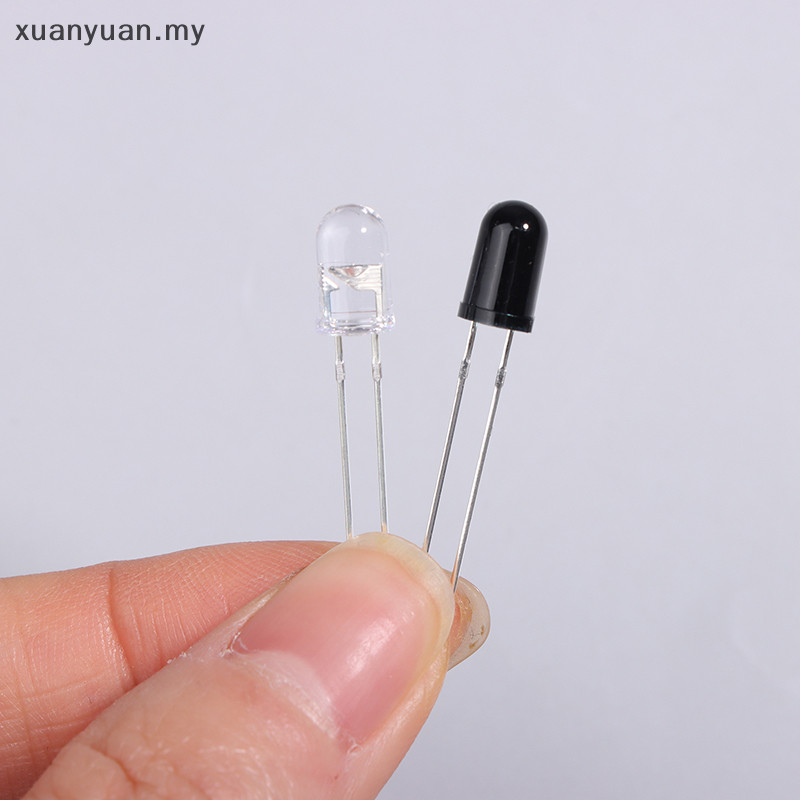 Xuan 10pcs 10pairs 5mm 940nm Leds Infrared Emitter And Ir Receiver