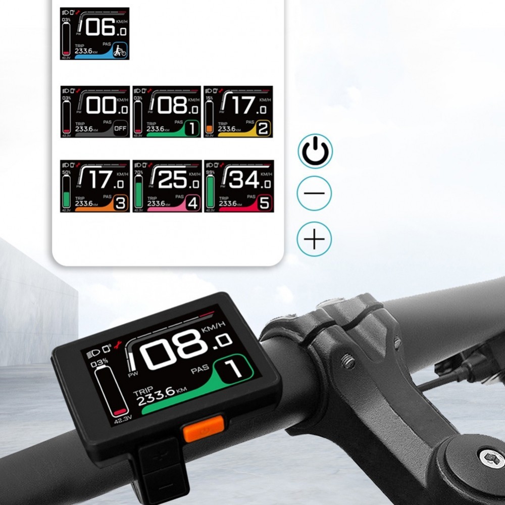 DZ50 Electric bike Computer Touch Screen Control for BBS01 BBS02 Mid ...