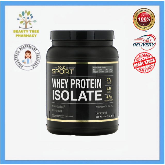 California Gold Nutrition SPORT Whey Protein Isolate 454g Shopee Malaysia