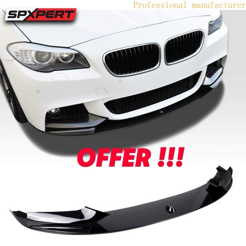 Bmw F10 Performance Front Lip Bodykit Gloss Black Shopee Malaysia