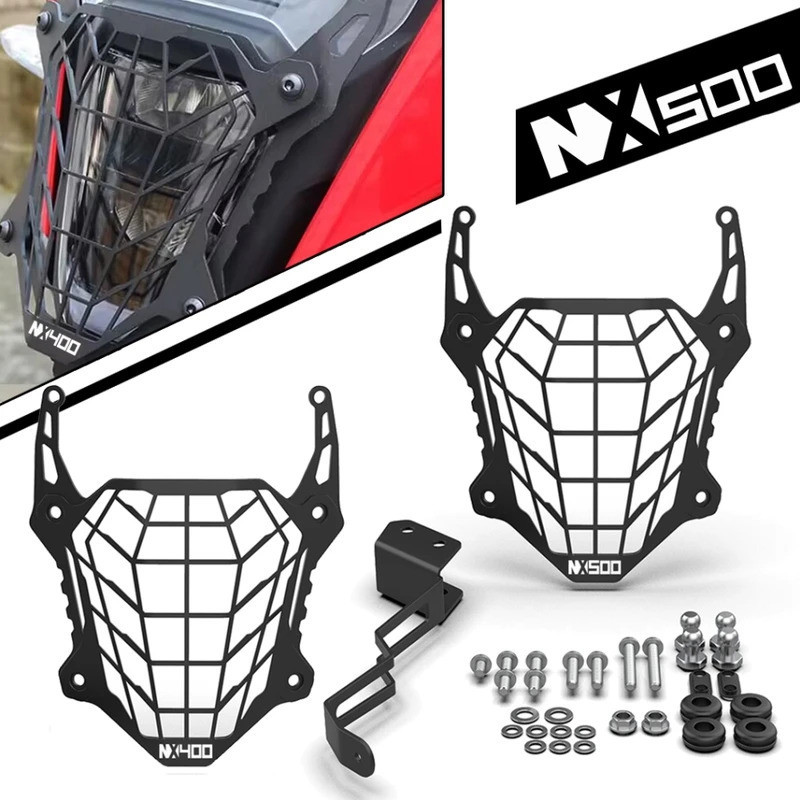 Couvercle De Calandre De Radiateur Pour Moto NX500 / NX400 (2024) – Protection En Aluminium, Noir Ou Argent - 4