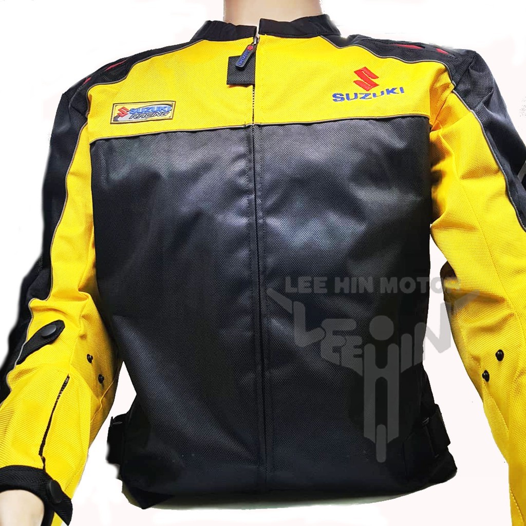 Original Suzuki Racing Riding Rider Jacket Raincoat with Padding Foam ...