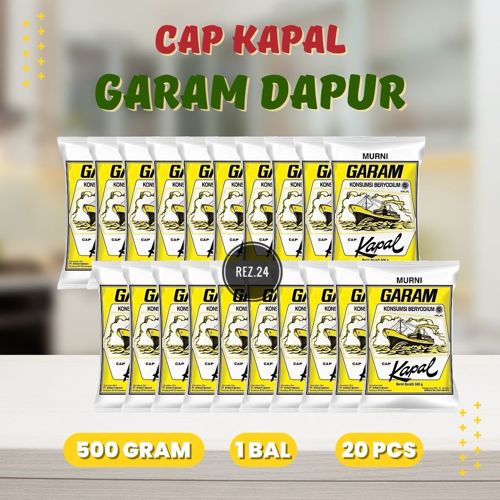 KAPAL Cap SALT 250gr/500gr (1 Bal) | Shopee Malaysia