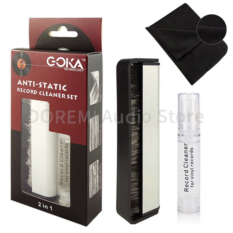 Cepillo Profesional De Fibra De Carbono Para Vinilos - Antiestático, Limpieza Efectiva De Agujas Y Discos LP