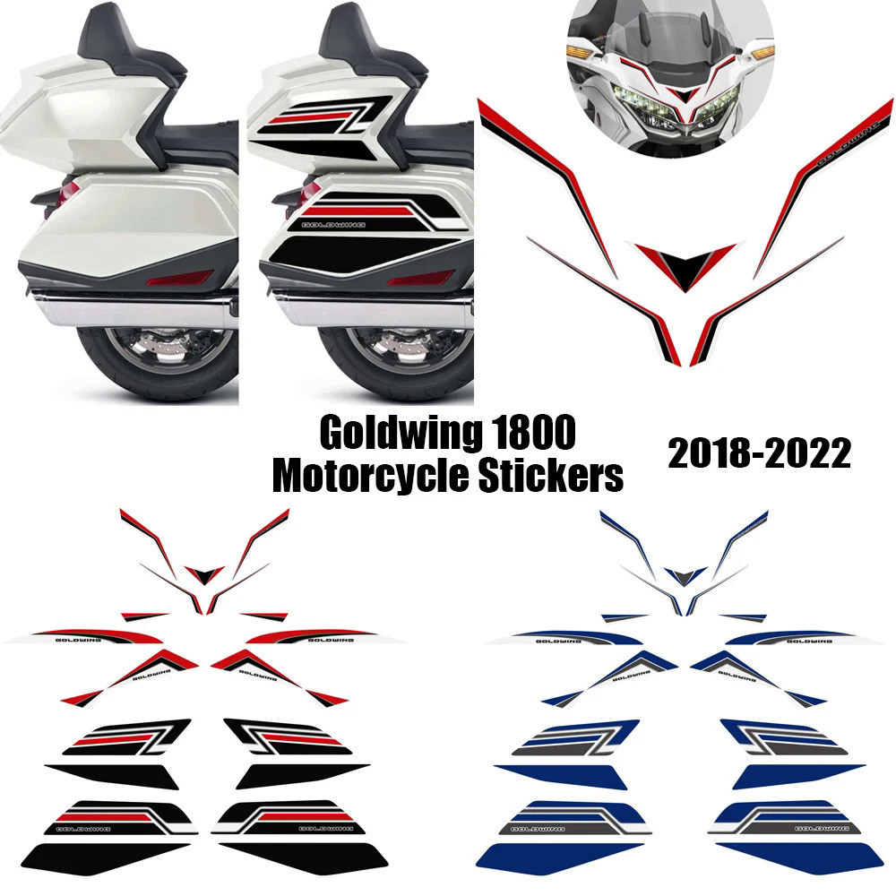 Motorcycle Stickers Goldwing GL1800 Trunk Sticker Goldwing1800 Luggage ...