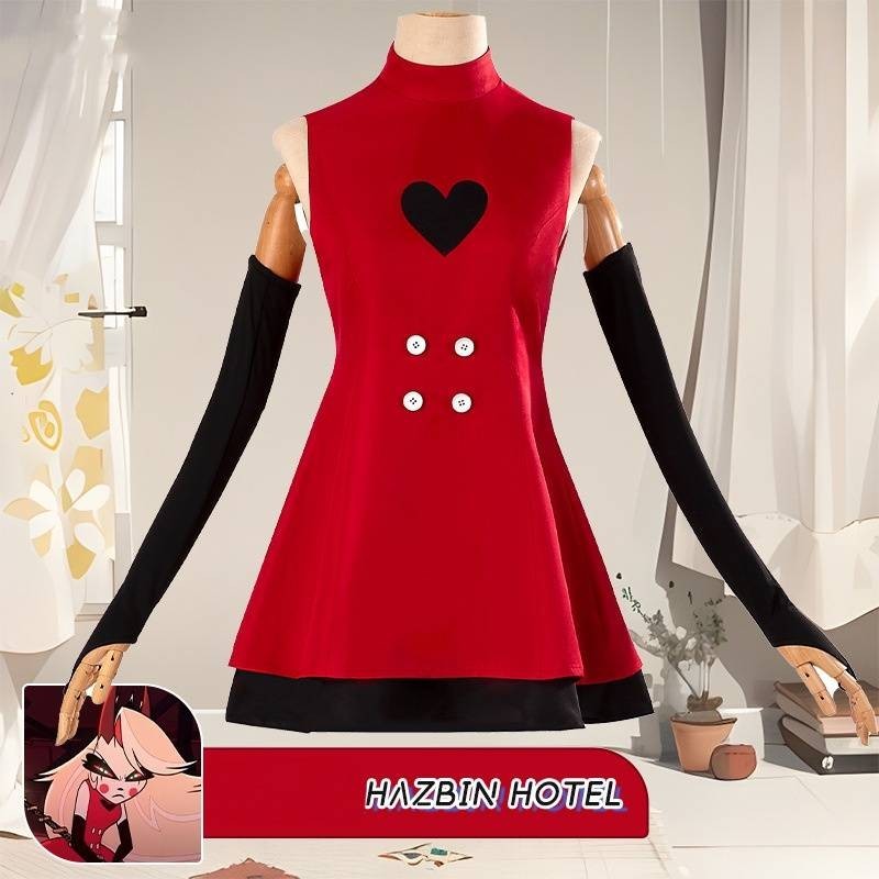 Hazbin Hotel Charlie Morningstar red dress for adults kids cosplay ...