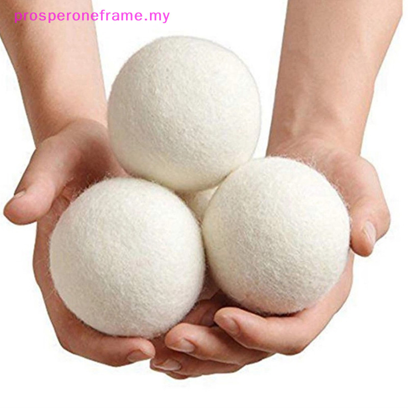 Prosperoneframe 36pcs Reusable Wool Dryer Balls Softener Laundry Home Washing Fleece Dry Ball 9661