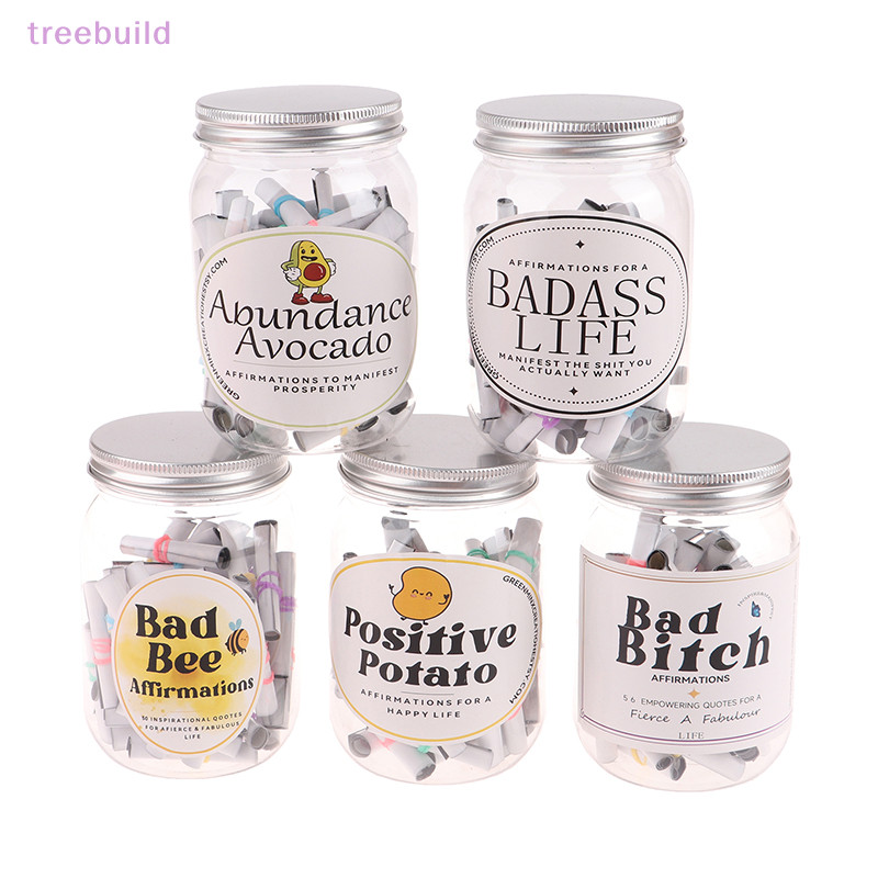 [treebuild] Affirmation Jar, Funny Affirmation Jar, Positive Quotes To ...