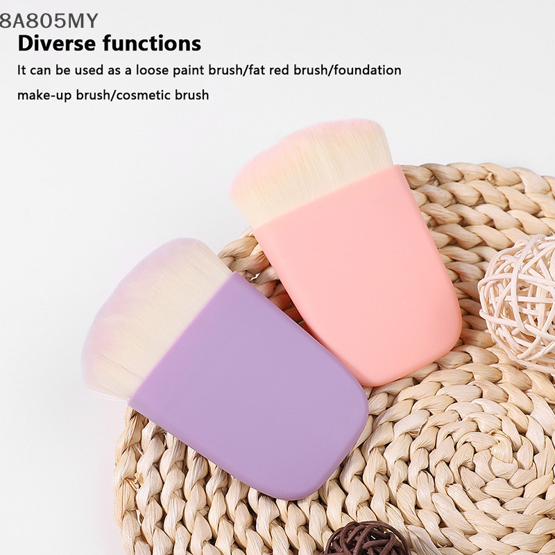 8A805 Nail Cleaning Brush Soft Fluffy Bristles Remove Nail Dust Brush