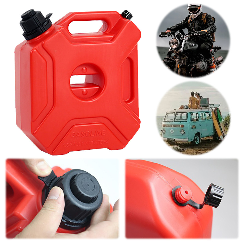 thumbnail image 2 of 6L ABS Fuel Storage Tank Container - 1.6 Gallon Gas Can For ATV UTV Off-Road Vehicles 2 of 9