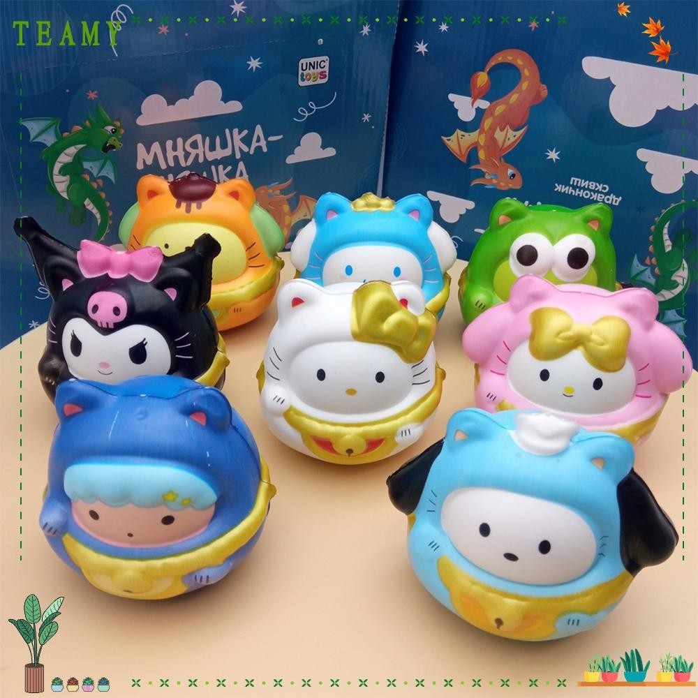 TEAMY Labubu Squeeze Toy, Slow Rebound Cartoon Pressure Release Toy ...