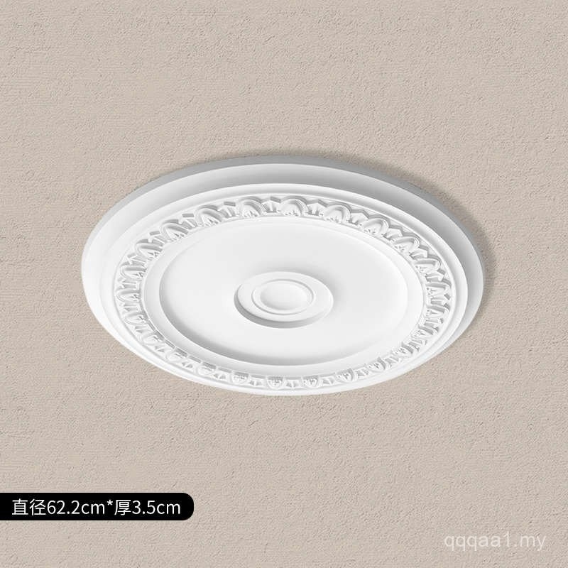 Plaster European Lamp Imitation Ceiling Decorative Lamp Holder Plate ...