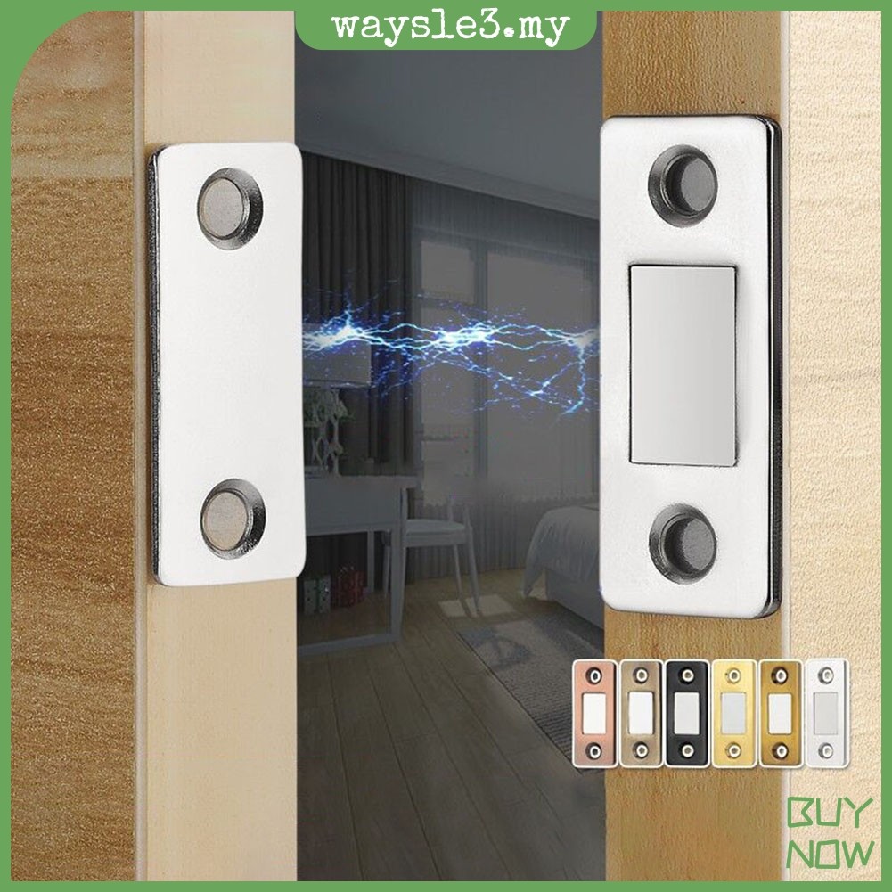 Waysle_Hole-free Invisible Magnet Door Suction Cabinet Strong Magnetic ...