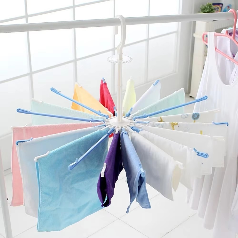 Multifunctional Umbrella Drying Rack Gifts Round Plastic Clothes Drying ...