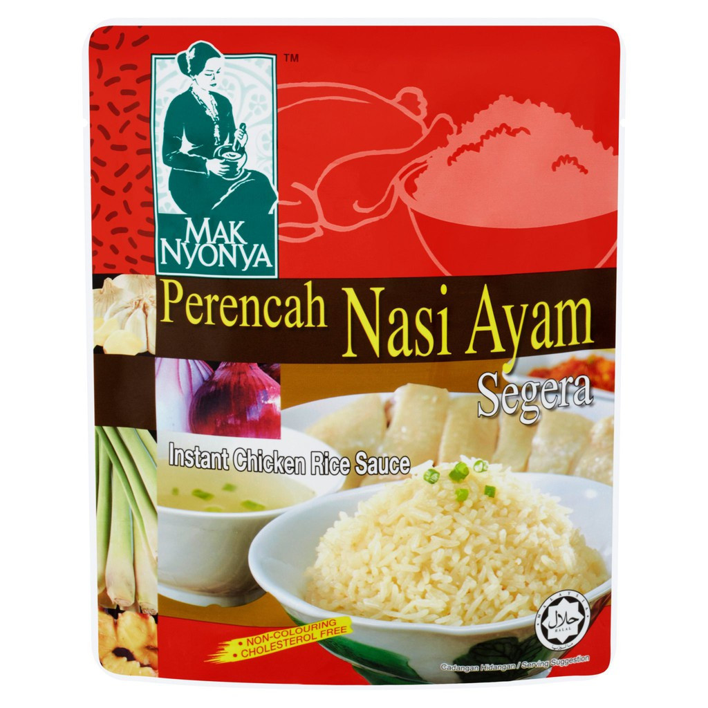 Mak Nyonya Instant Chicken Rice Sauce 2 x 100g | Shopee Malaysia