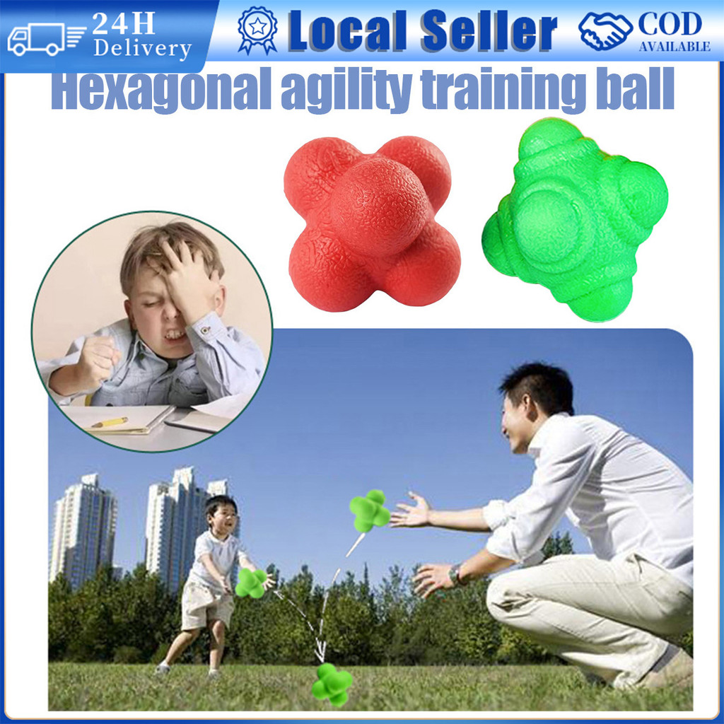 5.5cm Hexagon Reaction Ball Agility Training Ball Improvement Hand-Eye ...