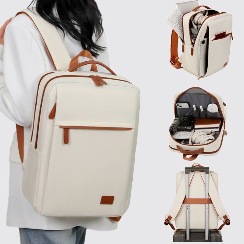 Baiyatu Simple Business Travel Beg Komputer Riba Beg Ransel Kapasiti ...