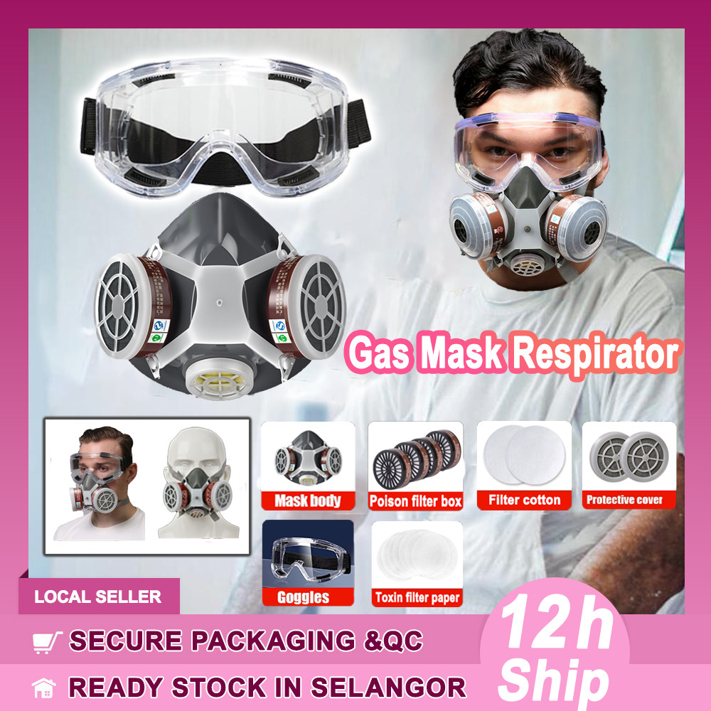 18 in 1 Full Face Gas Mask Respirator For 6800 mask Facepiece ...