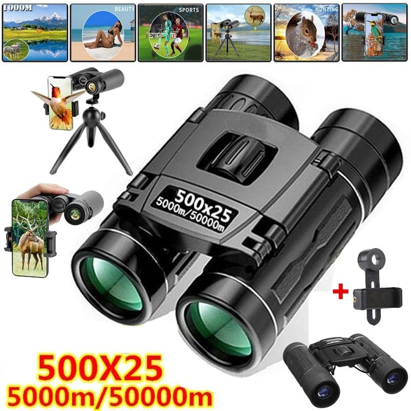 Outdoor Telescope 500x22 Portable HD Zoom 5000M/50000M Binoculars ...