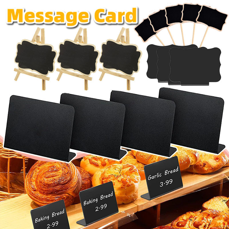 COD Mini Wooden Chalk Blackboard DIY Craft Wooden Wedding Blackboard