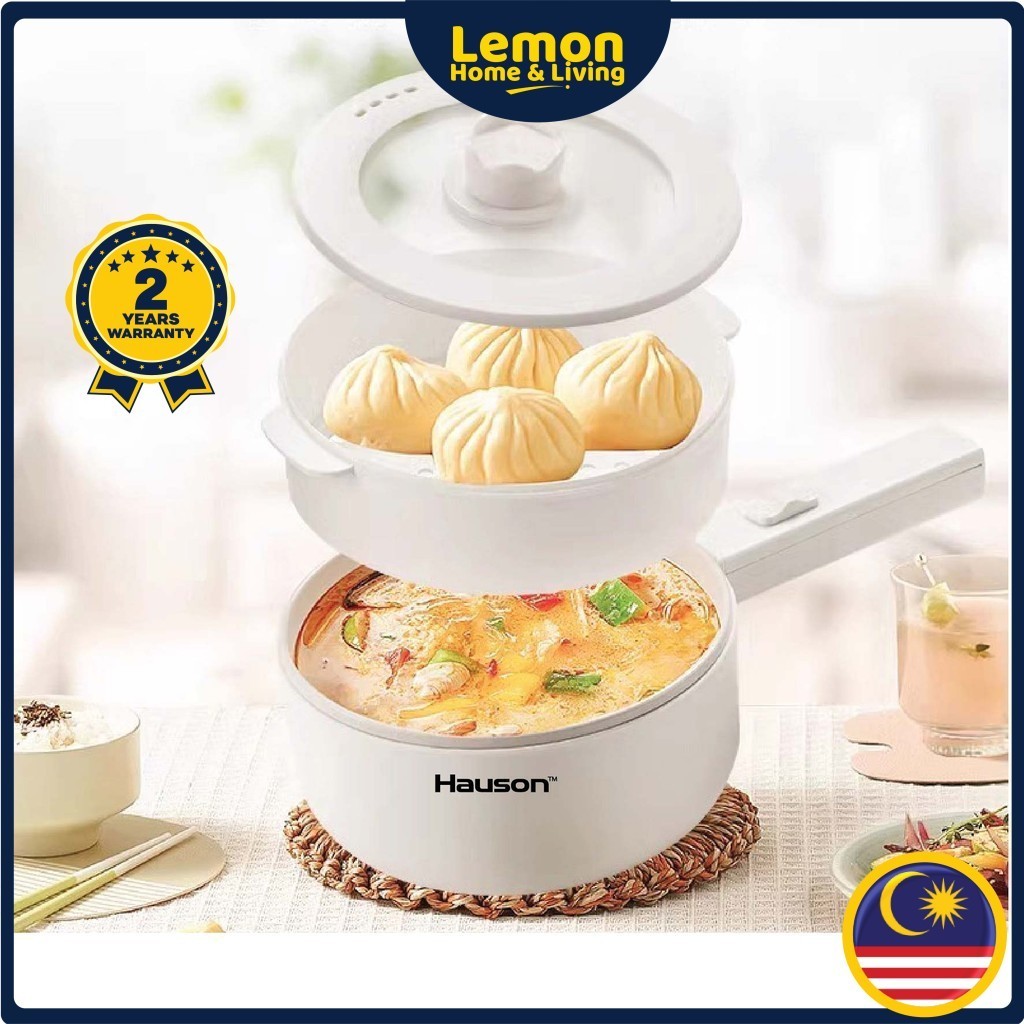 🍋 2L Electric MultiCooker Frying Pan Hot Pot Rice Cooker Pot Non Stick ...