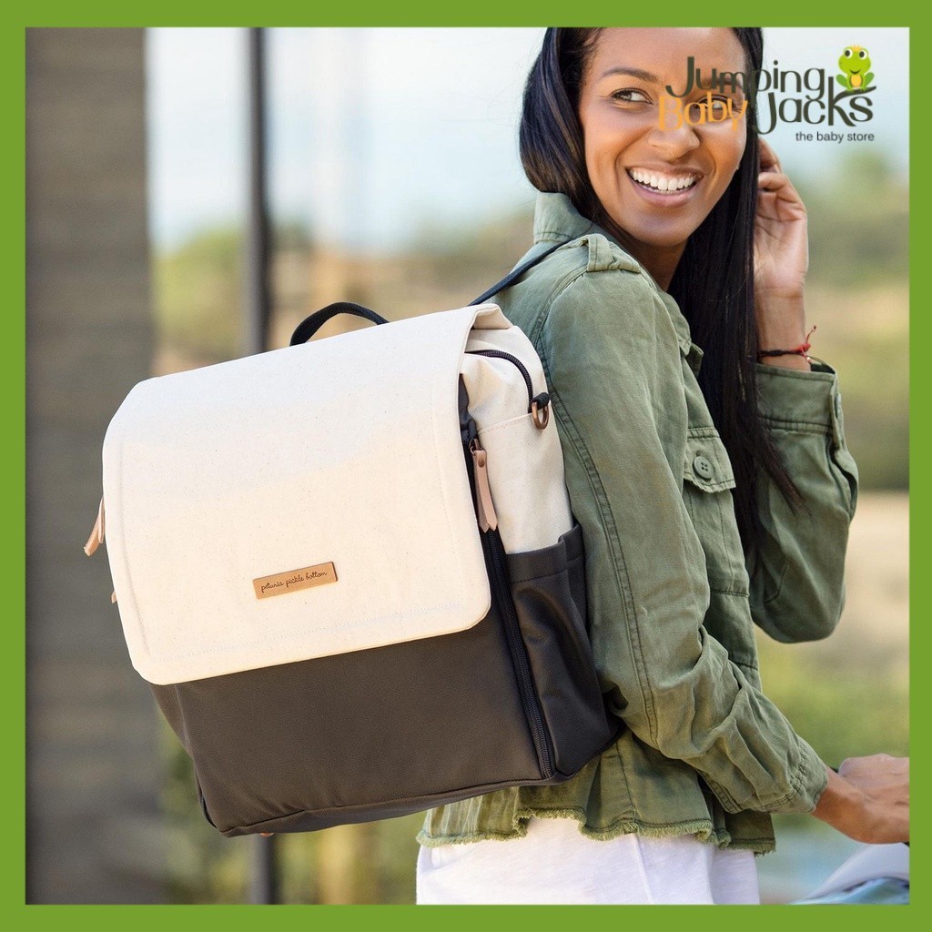 Petunia Pickle Bottom Boxy Backpack In Colourblock Birch Black Shopee Malaysia