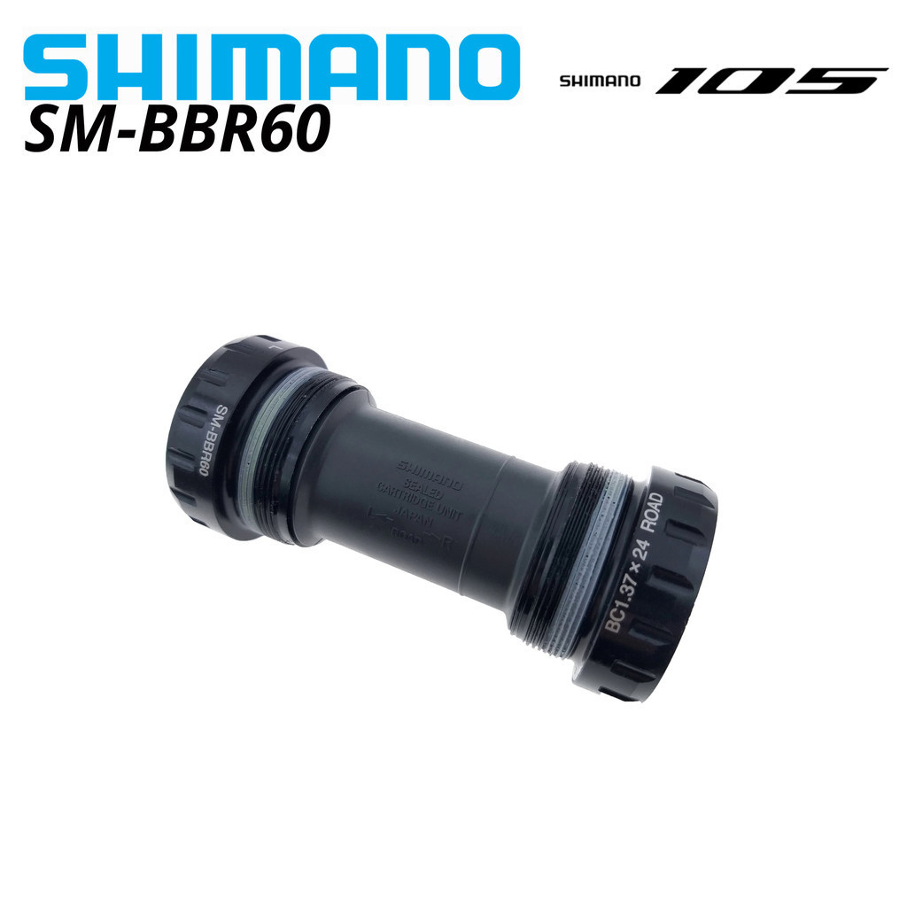 Shimano 105 BBR60 Road Bike Bottom Bracket Threaded HOLLOWTECH II 68 ...