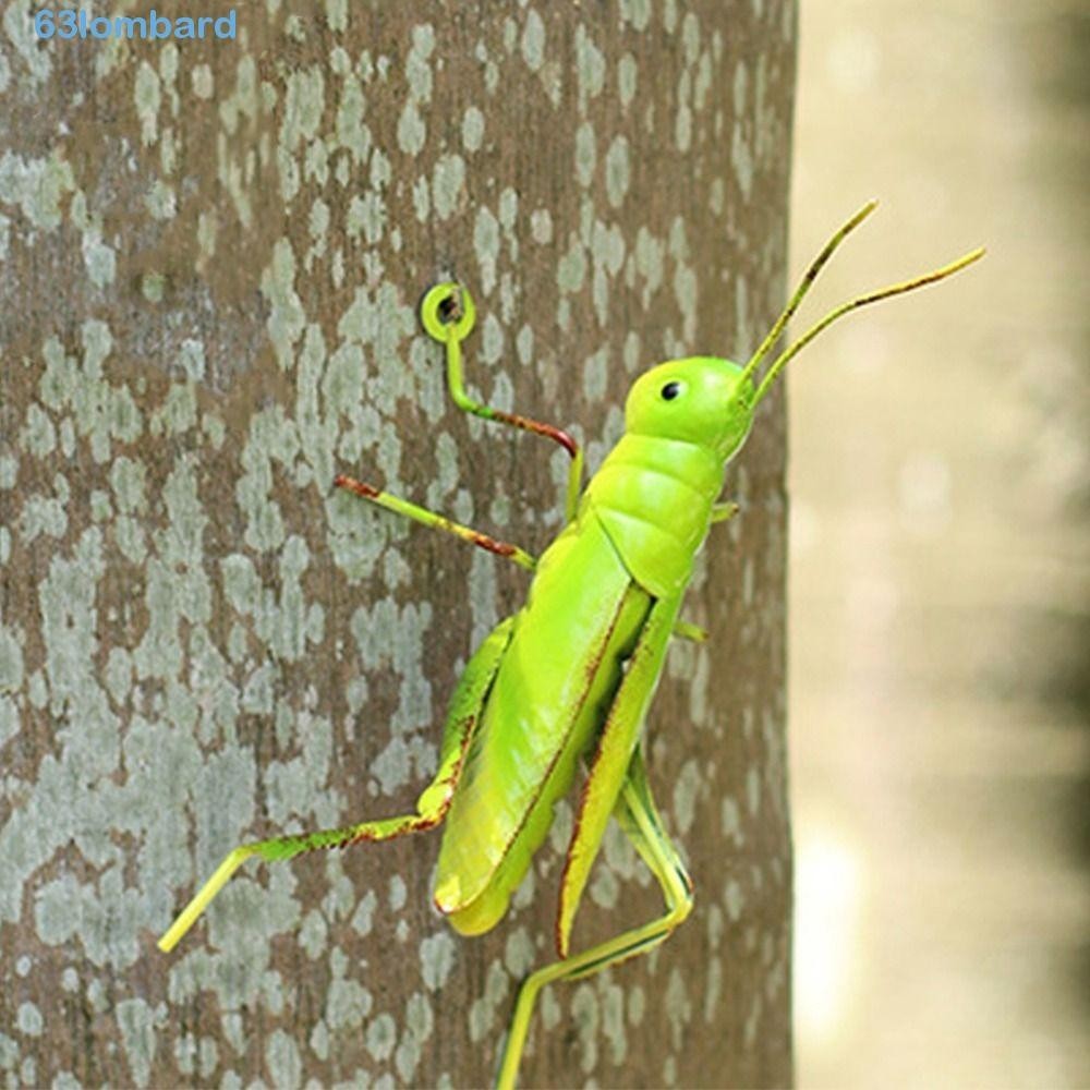 LOMBARD Garden Locust Figurines, Iron Art Realistic Metal Locust ...