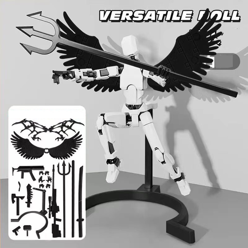 3D Printed Multi-Jointed Movable Figures Unique Design Simulation ...