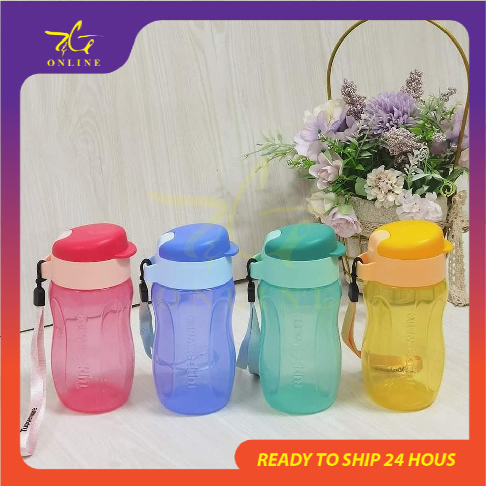 Tupperware 310ml Mini Eco Bottle Neon Pink Green Purple Color Warna ...