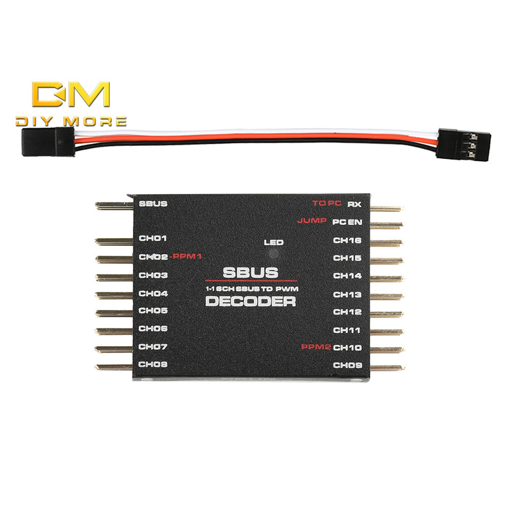 DIYMORE Receiver DIY SBUS to 16 channel PWM converter SBUS TO PWM/PPM ...