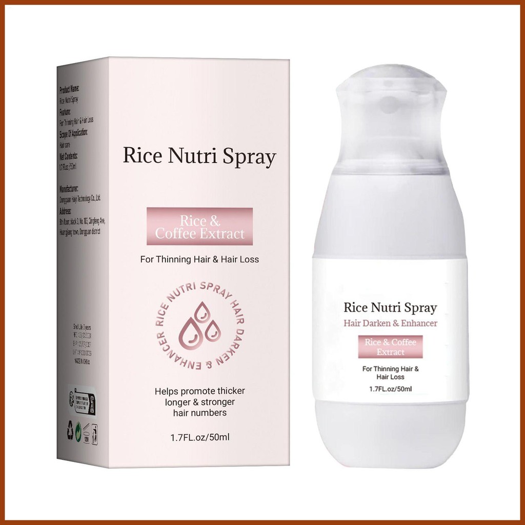 Rice Water Organic Rice Water Hair Growth 50ml Scalp Nutrient Natural ...