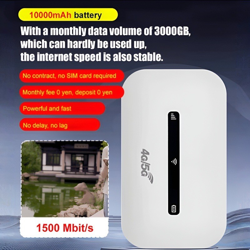 🔥Modified🔥Pocket WiFi Mobile Wi-Fi Router with SIM Card Slot Car Mobile ...