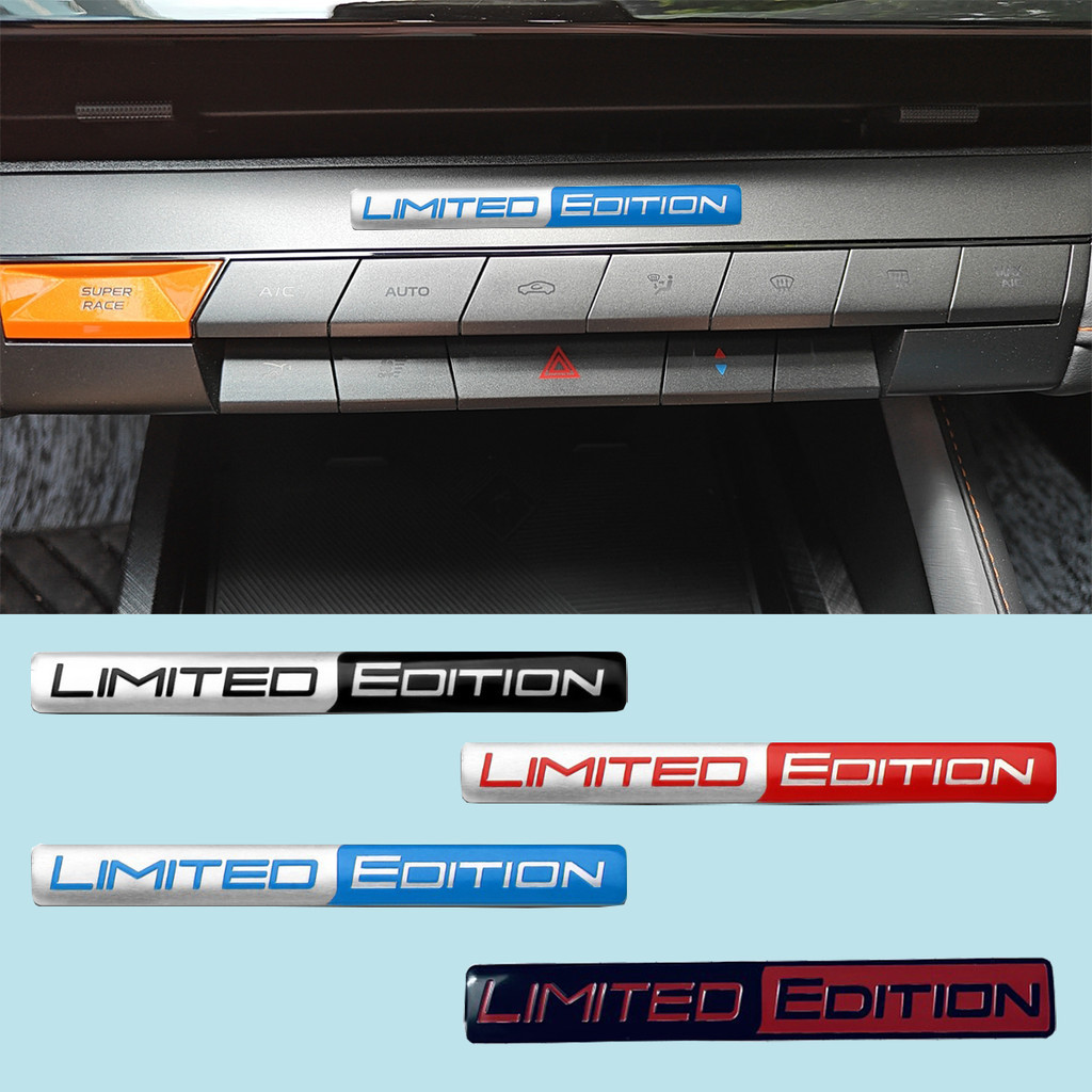 Limited 3D Car Interior Exterior Sticker, Car Bumper Window Decorative ...