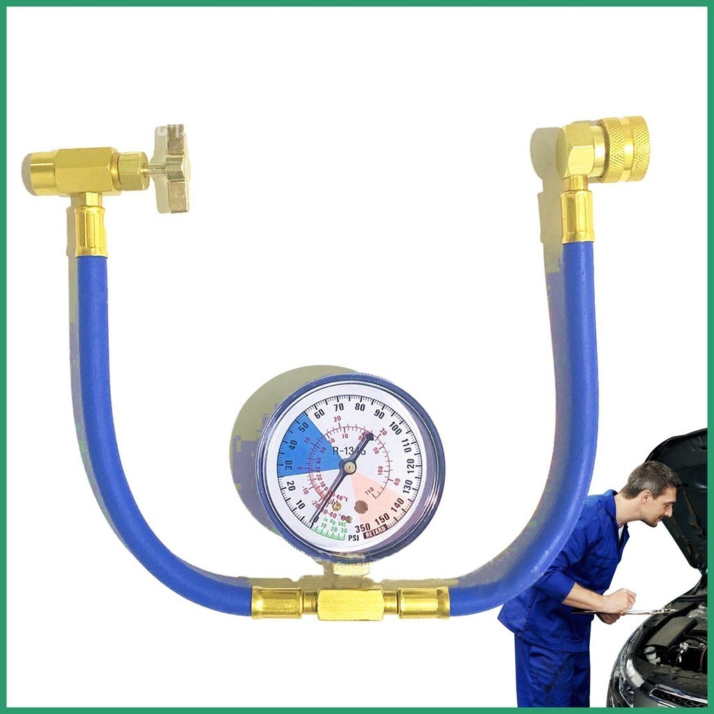 Auto AC Refrigerant Charge Hose R134A Car Air Conditioner Recharge Kit